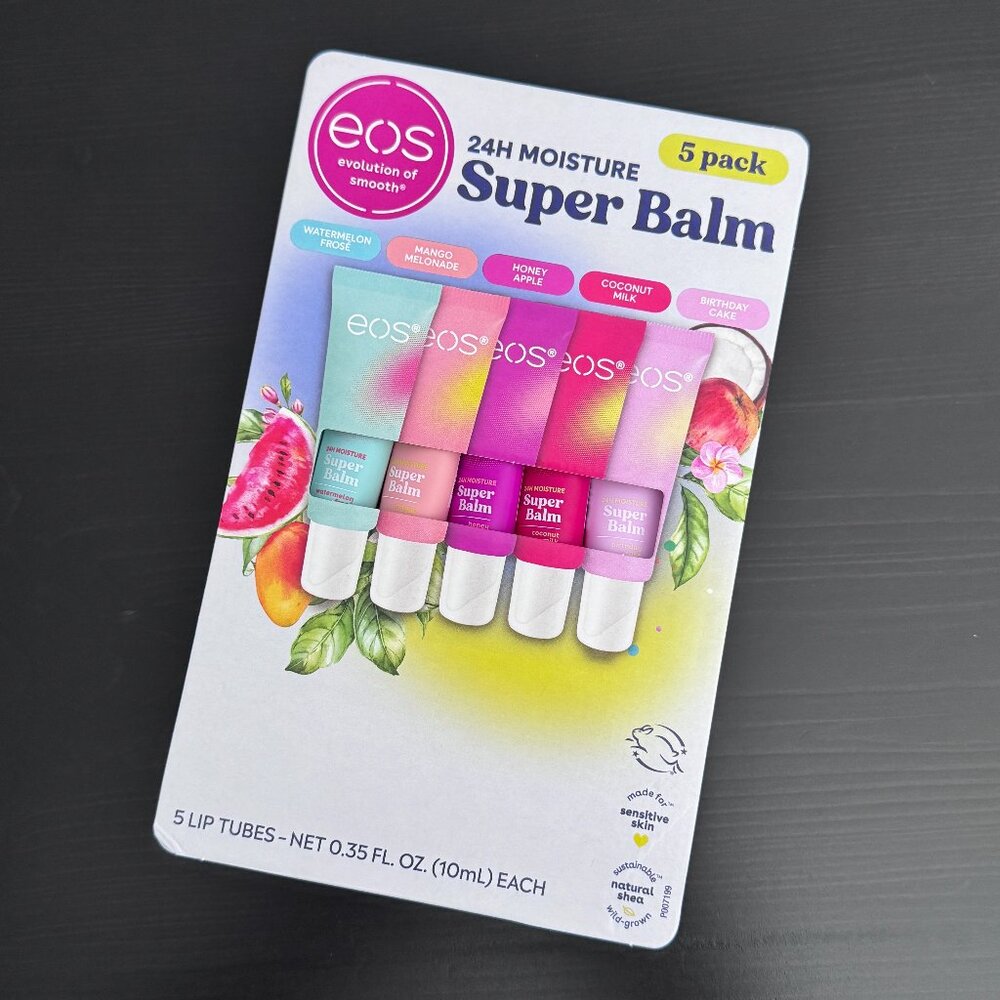 eos Super Balm 24 Hour Moisture 5-pack
